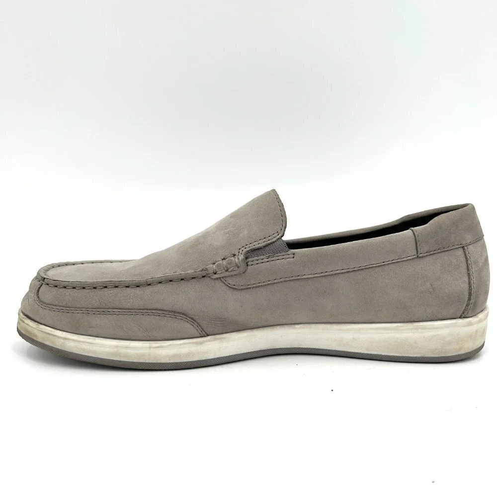 COLE HAAN Men's Gray Suede Slip On Loafer Office Boat Shoes Size 10